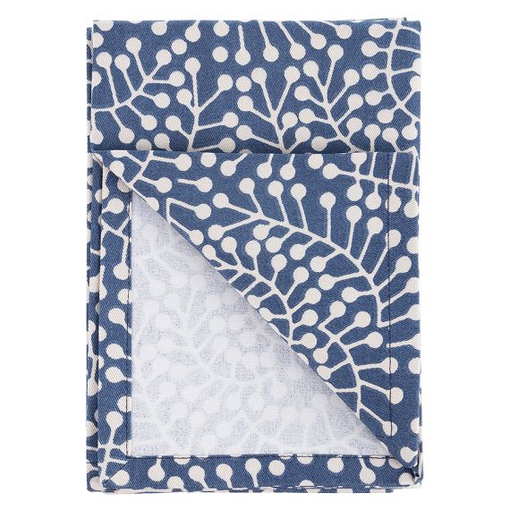 Набор из двух салфеток сервировочных темно-синего цвета с принтом Спелая Смородина из коллекции Scandinavian touch, 45х45 см, Tkano, изображение 2