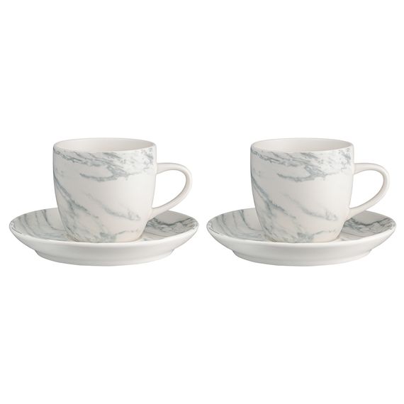 Набор чайных пар Marble, 250 мл, 2 шт., Liberty Jones