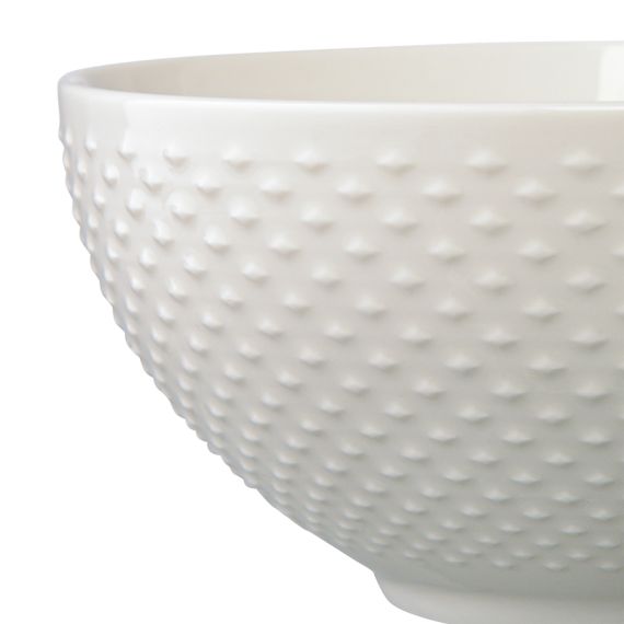 Набор из двух салатников белого цвета с фактурным рисунком из коллекции Essential, 16см, Tkano, изображение 4