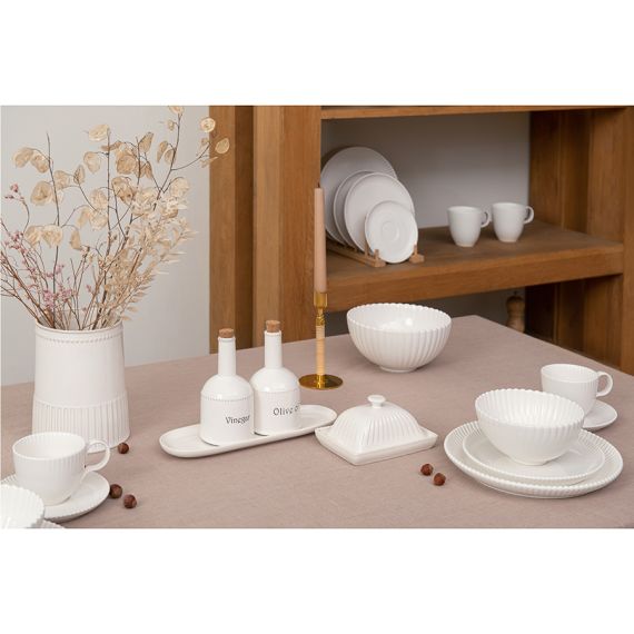 Набор из двух салатников  белого цвета из коллекции Kitchen Spirit, 750 мл, Tkano, изображение 7