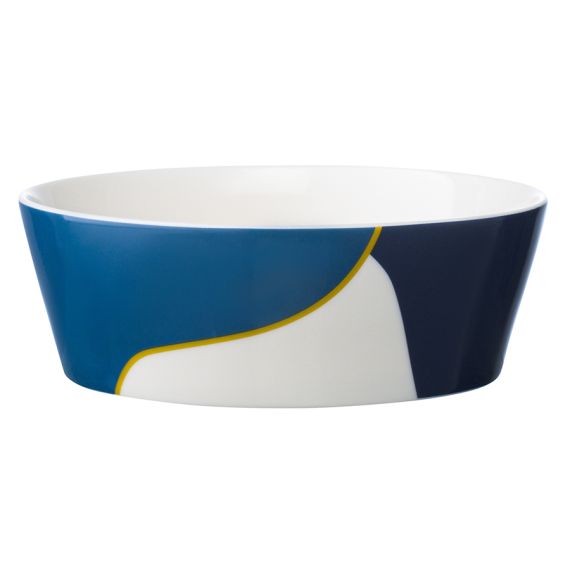 Набор из двух салатников синего цвета с авторским принтом из коллекции Freak Fruit, 16см, Tkano, изображение 5