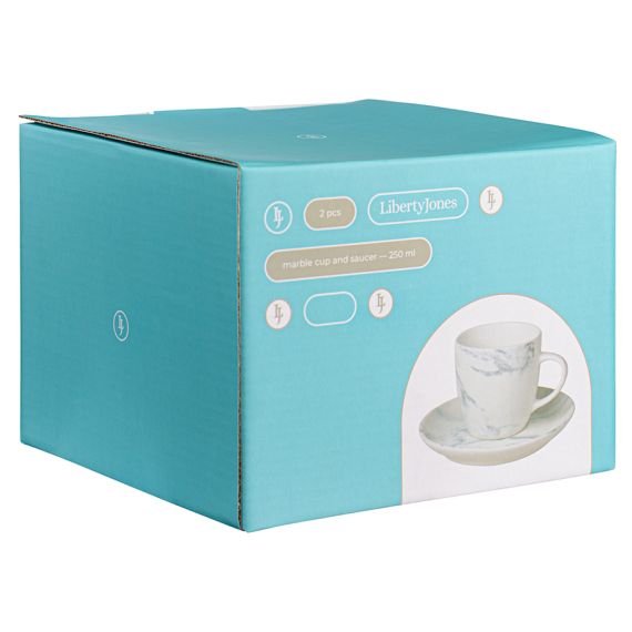 Набор чайных пар Marble, 250 мл, 2 шт., Liberty Jones, изображение 18