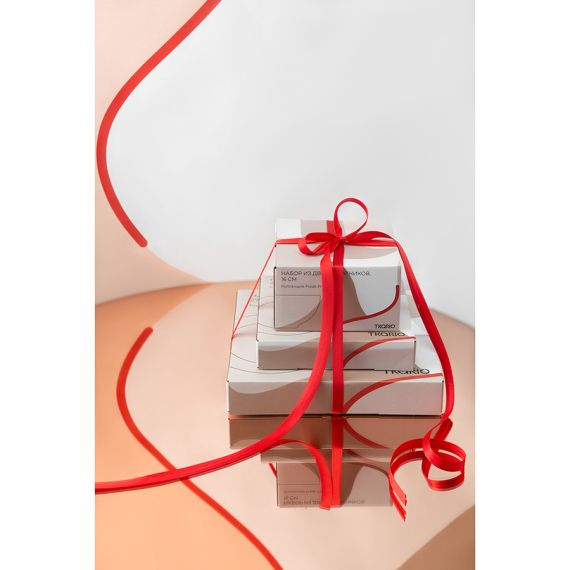 Набор из двух салатников бежевого цвета с авторским принтом из коллекции Freak Fruit, 16см, Tkano, изображение 2