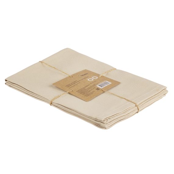 Набор из двух салфеток сервировочных из хлопка бежевого цвета из коллекции Essential, 45х45 см, Tkano, изображение 4
