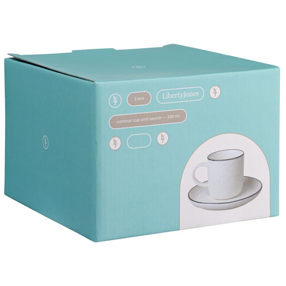 Набор чайных пар Contour, 250 мл, 2 шт., Liberty Jones, изображение 9