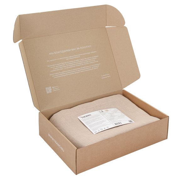 Скатерть из стираного льна бежевого цвета из коллекции Essential, 150х250 см, Tkano, изображение 8