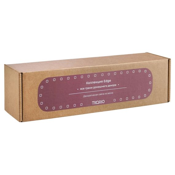 Свеча декоративная терракотового цвета из коллекции Edge, 25,5 см, Tkano, изображение 12