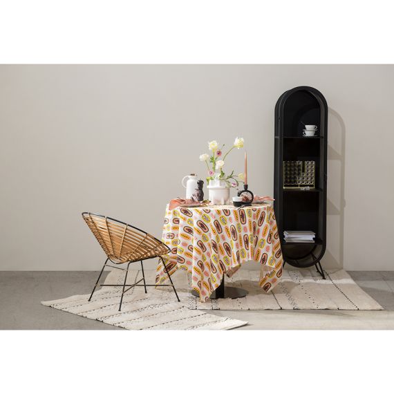 Салфетка под приборы из умягченного льна розово-пудрового цвета из коллекции Essential, 35х45 см, Tkano, изображение 2