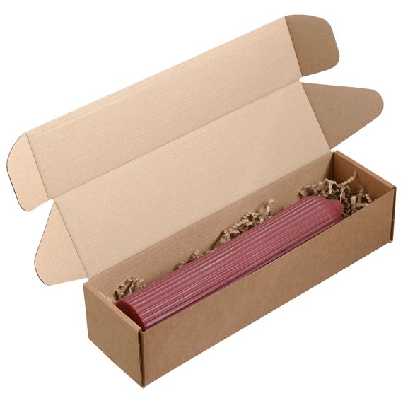 Свеча декоративная бордового цвета из коллекции Edge, 25,5см, Tkano, изображение 3