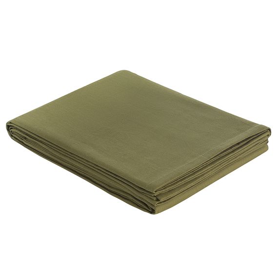 Скатерть из хлопка оливкового цвета из коллекции Essential, 170х170 см, Tkano, изображение 2