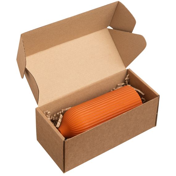 Свеча декоративная оранжевого цвета из коллекции Edge, 16,5см, Tkano, изображение 8