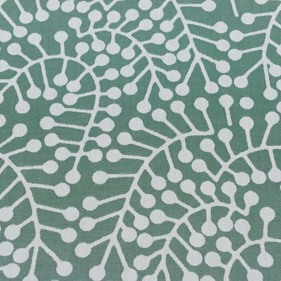 Скатерть из хлопка зеленого цвета с рисунком Спелая смородина, Scandinavian touch, 180х260см, Tkano, изображение 5