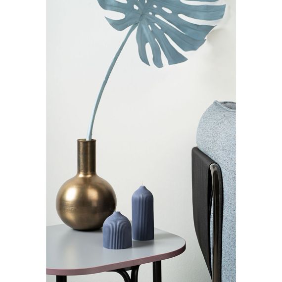 Свеча декоративная синего цвета из коллекции Edge, 16,5 см, Tkano, изображение 14