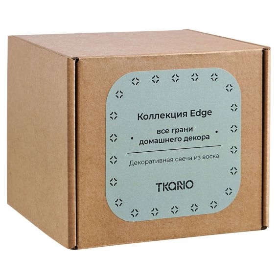 Свеча декоративная мятного цвета из коллекции Edge, 10,5 см, Tkano, изображение 10