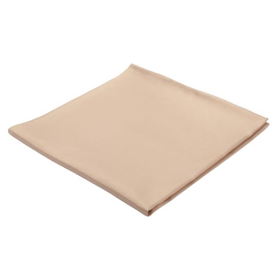 Скатерть бежевого цвета с фактурным жаккардовым рисунком из хлопка из коллекции Essential, 180х180 см, Tkano, изображение 3