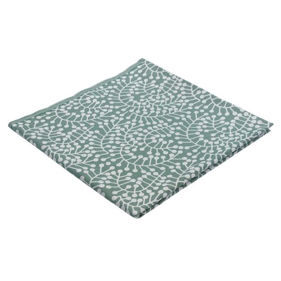 Скатерть из хлопка зеленого цвета с рисунком Спелая смородина, Scandinavian touch, 180х260см, Tkano, изображение 4