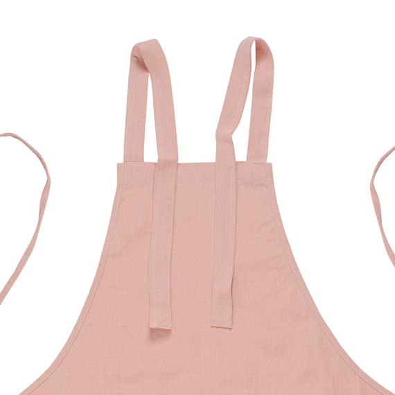 Фартук из умягченного льна розово-пудрового цвета из коллекции Essential, 82х70 см, Tkano, изображение 5