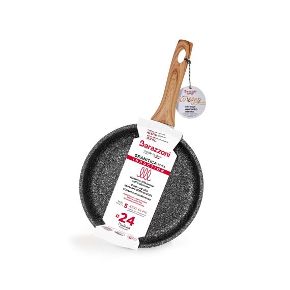 Granitica Extra Induction Eco - Сковорода 24 см, Barazzoni, изображение 3