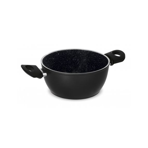 Dolomitica Extra Black - Кастрюля 4,5 л, диам. 24 см, Barazzoni