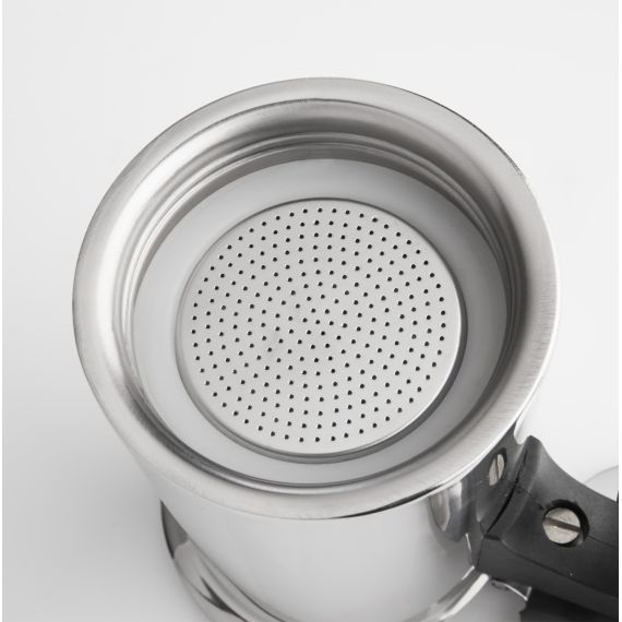 Inox - Гейзерная кофеварка на 6 чашек, Barazzoni, изображение 4