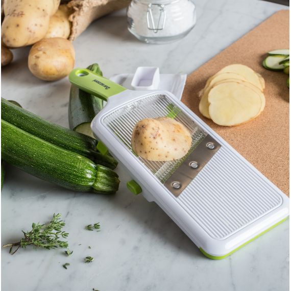 Регулируемый слайсер Mandoline, 31 * 11 см + защита для рук, Barazzoni, изображение 2