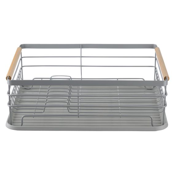 Сушилка для посуды Granli, 43x30,5x14 см, серая, Smart Solutions, изображение 4