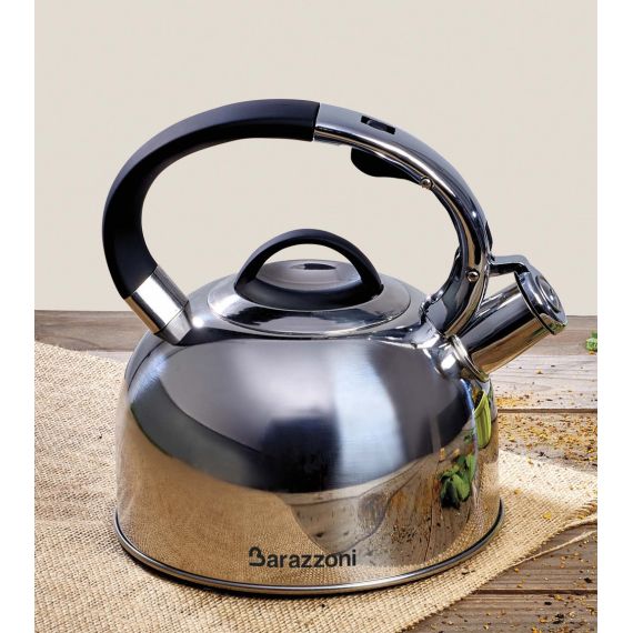 Чайник 2,5 л со свистком глянцевый, Barazzoni, изображение 4