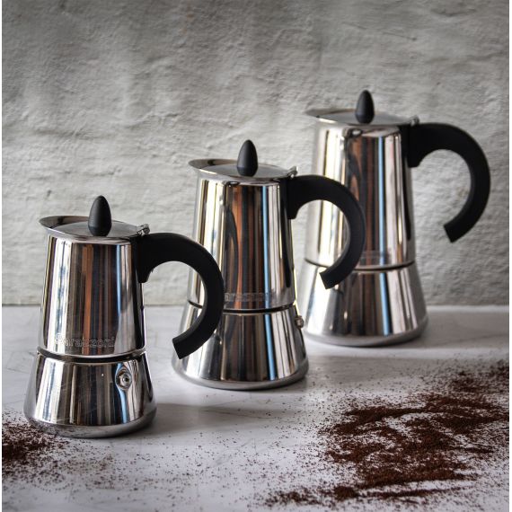 Inox - Гейзерная кофеварка на 2 чашки, Barazzoni, изображение 6