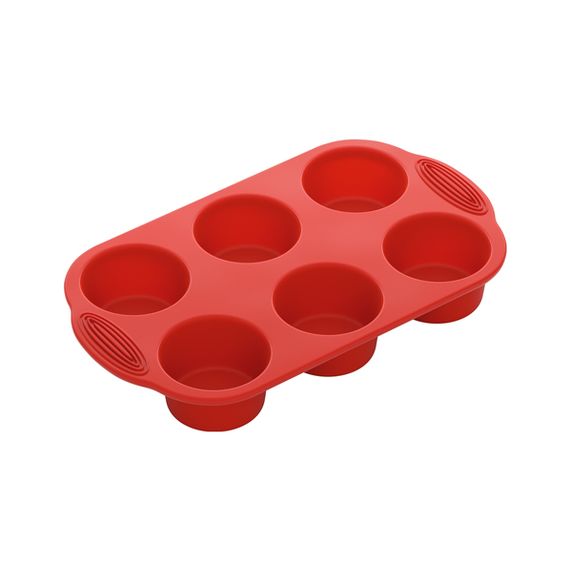 Форма для 6 круглых маффинов, силиконовая, 30x18x4,3 см, NADOBA, серия MILA