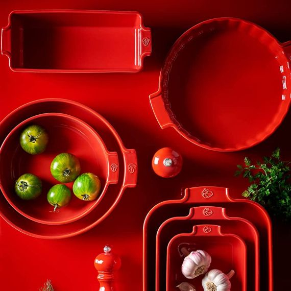 Форма для запекания круглая RED 2,1л, 27см, красный, Peugeot, изображение 4