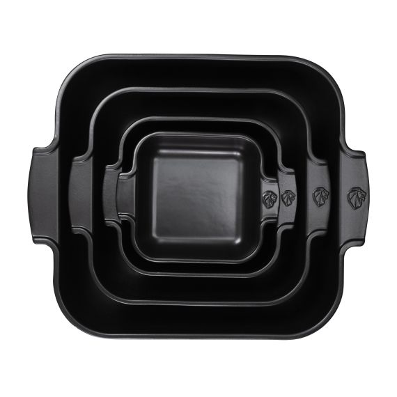 Форма для запекания квадратная SATIN BLACK 1,1л, 21см, черный, Peugeot, изображение 3
