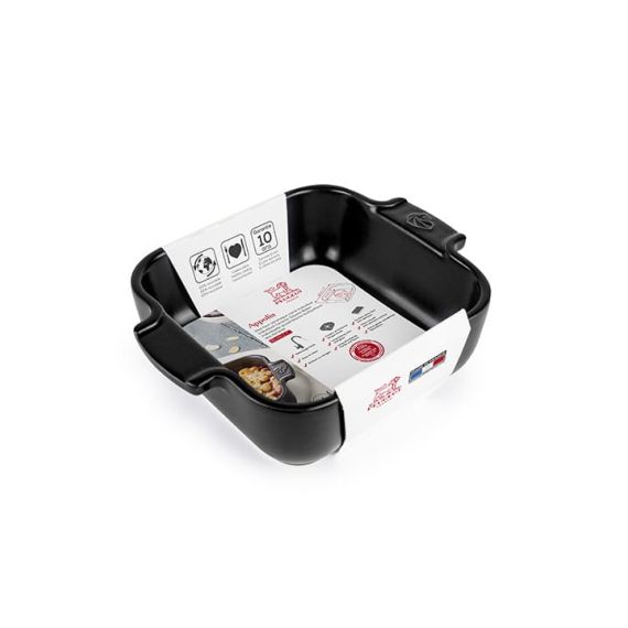 Форма для запекания квадратная SATIN BLACK, 0,66л, 18см, черный, Peugeot, изображение 6