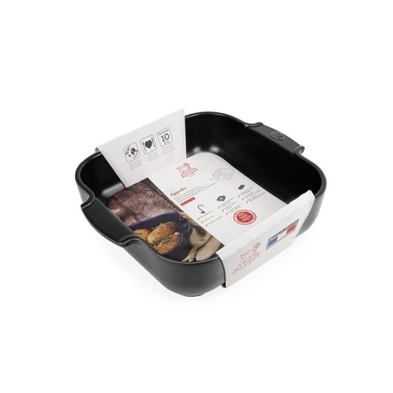 Форма для запекания квадратная SATIN BLACK 2,7л, 28см, черный, Peugeot, изображение 6