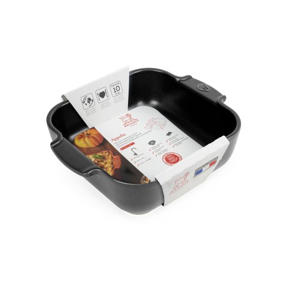 Форма для запекания квадратная SATIN BLACK 1,1л, 21см, черный, Peugeot, изображение 2