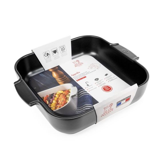 Форма для запекания квадратная SATIN BLACK 5,4л, 36см, черный, Peugeot, изображение 2