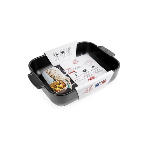 Форма для запекания прямоугольная SATIN BLACK 2,7л, 32х20см, черный, Peugeot, изображение 6