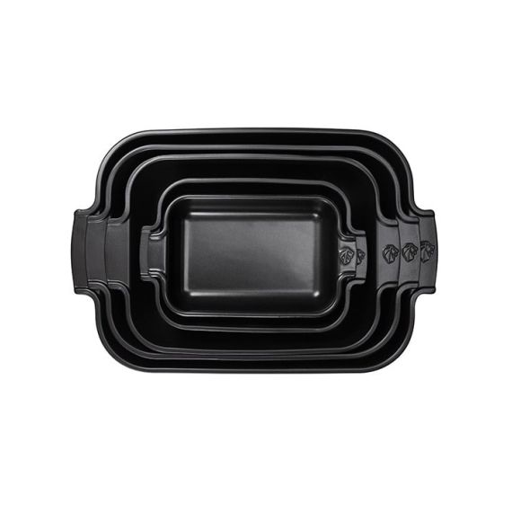 Форма для запекания прямоугольная SATIN BLACK 2,7л, 32х20см, черный, Peugeot, изображение 4