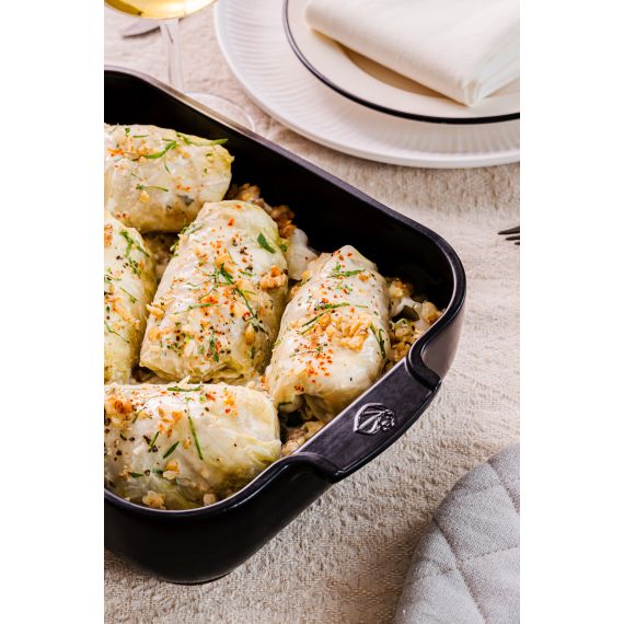 Форма для запекания прямоугольная SATIN BLACK 1,4л, 25х15,5см,  черный, Peugeot, изображение 7