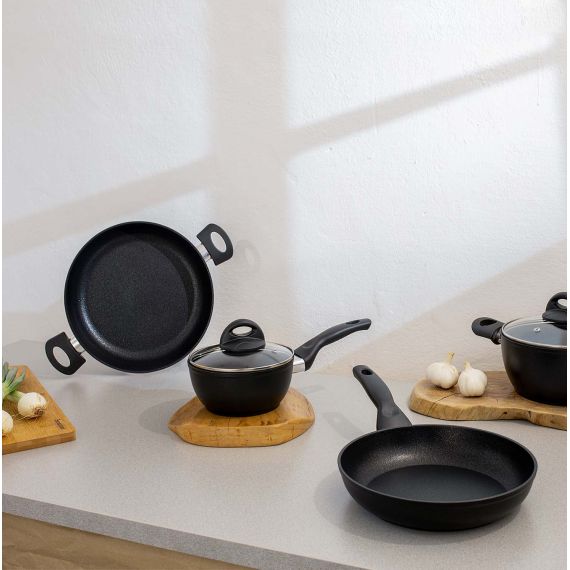 Dolomitica Extra Black - Кастрюля 4,5 л, диам. 24 см, Barazzoni, изображение 4