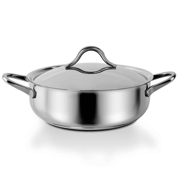 Sapore Italiano - Набор посуды 11 предметов (Кастрюля высокая 3,3 л, Кастрюля высокая 6 л, Кастрюля 2,3 л, Кастрюля 3,8 л, Сотейник 3 л, Ковш 1,1 л, Крышки 14, 18, 22 и 24 см, Ковш для молока 1,2 л), Barazzoni, изображение 4