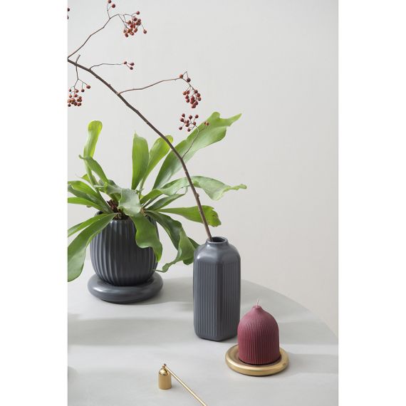 Ваза серого цвета из коллекции Edge, 22см, Tkano, изображение 2