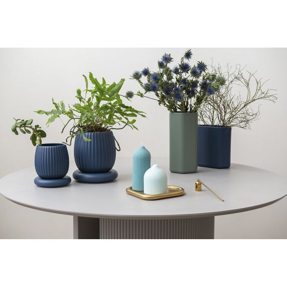 Горшок цветочный темно-синего цвета из коллекции Edge, 2,7л, Tkano, изображение 8