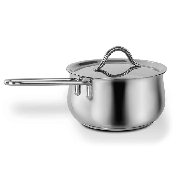 Sapore Italiano - Набор посуды 11 предметов (Кастрюля высокая 3,3 л, Кастрюля высокая 6 л, Кастрюля 2,3 л, Кастрюля 3,8 л, Сотейник 3 л, Ковш 1,1 л, Крышки 14, 18, 22 и 24 см, Ковш для молока 1,2 л), Barazzoni, изображение 6