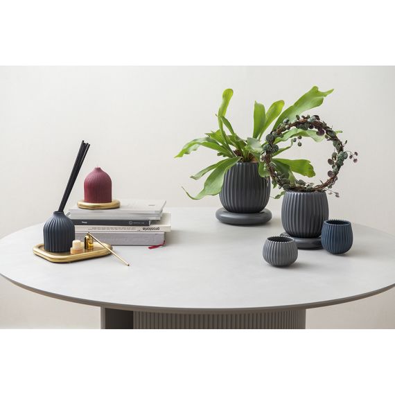 Горшок цветочный серого цвета из коллекции Edge, 1,2 л, Tkano, изображение 2