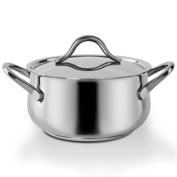 Sapore Italiano - Набор посуды 9 предметов (Кастрюля высокая 6 л, Кастрюля 2,3 л, Кастрюля 3,8 л, Сотейник 3 л, Ковш 1,1 л, Крышки 14, 18, 22 и 24 см), Barazzoni, изображение 2