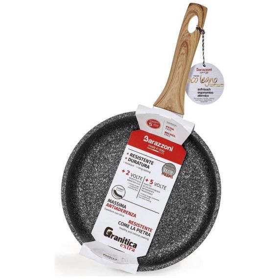 Granitica Extra Induction Eco - Сковорода 28 см, Barazzoni, изображение 3