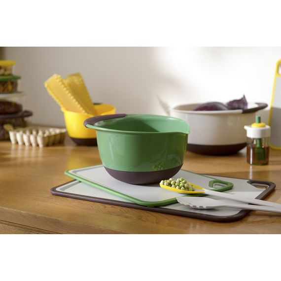 Доска разделочная из пшеничного волокна Homi, 44х30 см, светло-серая с темно-сливовым кантом, Smart Solutions, изображение 5