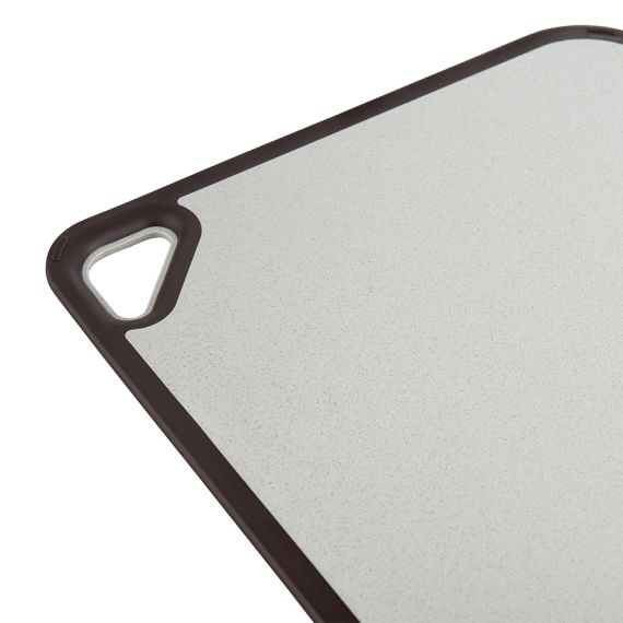 Доска разделочная из пшеничного волокна Homi, 44х30 см, светло-серая с темно-сливовым кантом, Smart Solutions, изображение 10