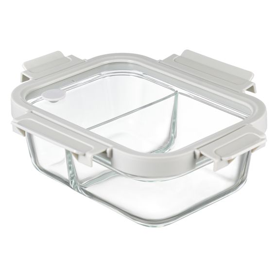 Контейнер для запекания и хранения прямоугольный с разделителями, 1 л, светло-серый, Smart Solutions, изображение 9