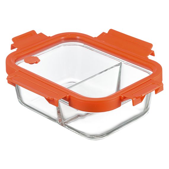 Контейнер для запекания и хранения прямоугольный с разделителями, 1 л, красный, Smart Solutions, изображение 9